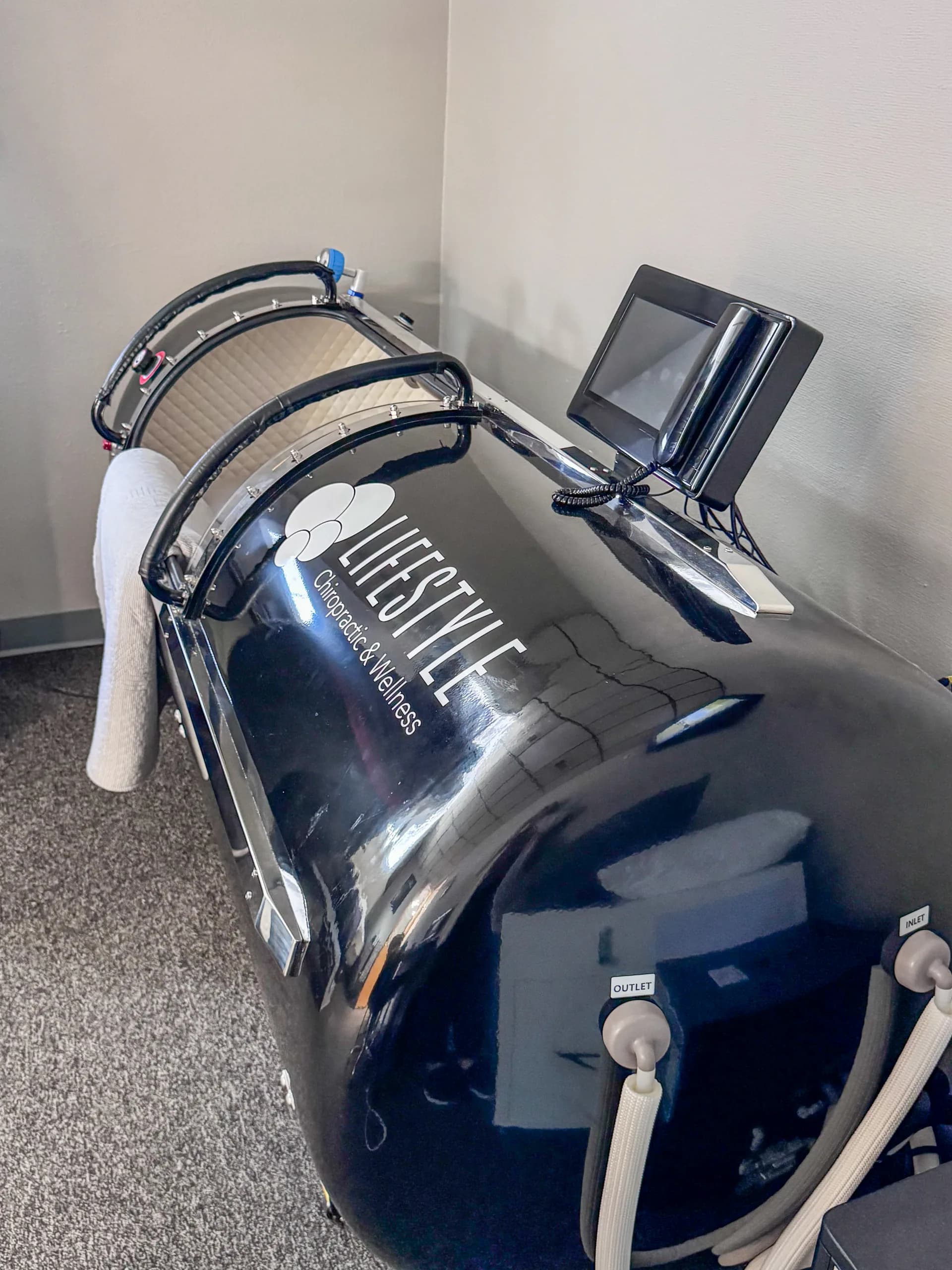 Tesla Med Bed in a chiropractic office in Bismarck, ND