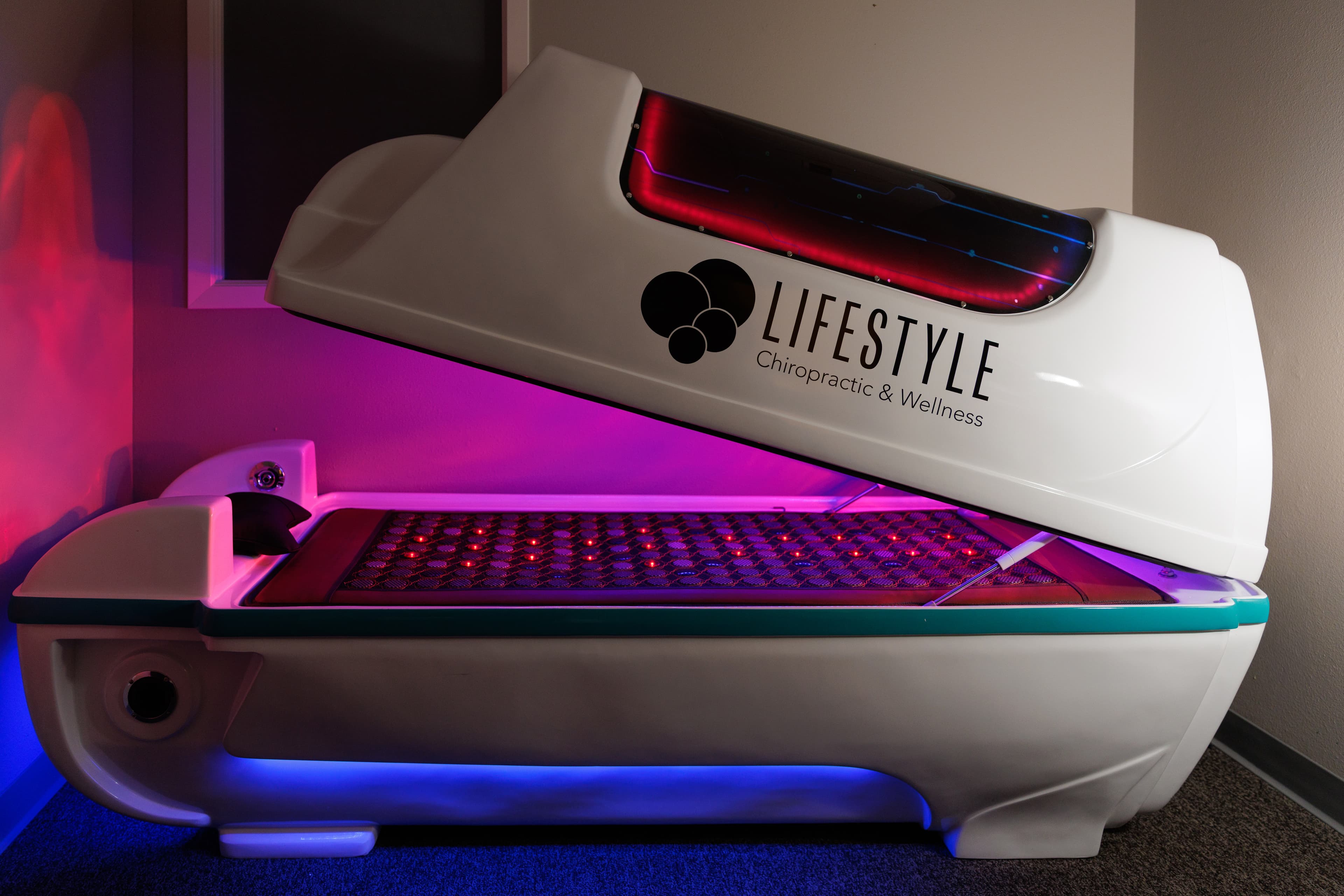 Person resting on the Celestial Med Bed surrounded by gentle light